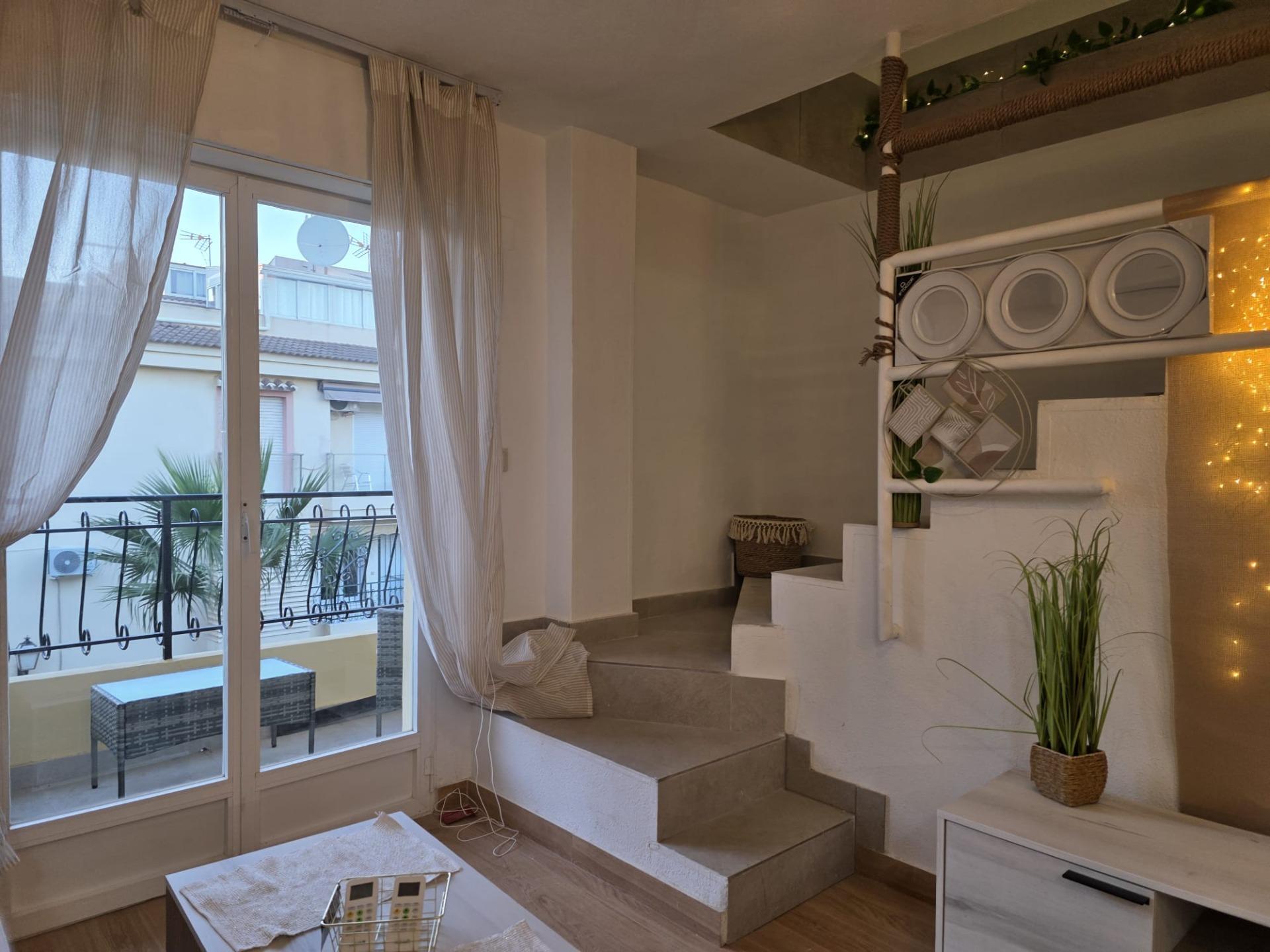 Living room in penthouse for sale in Torrevieja