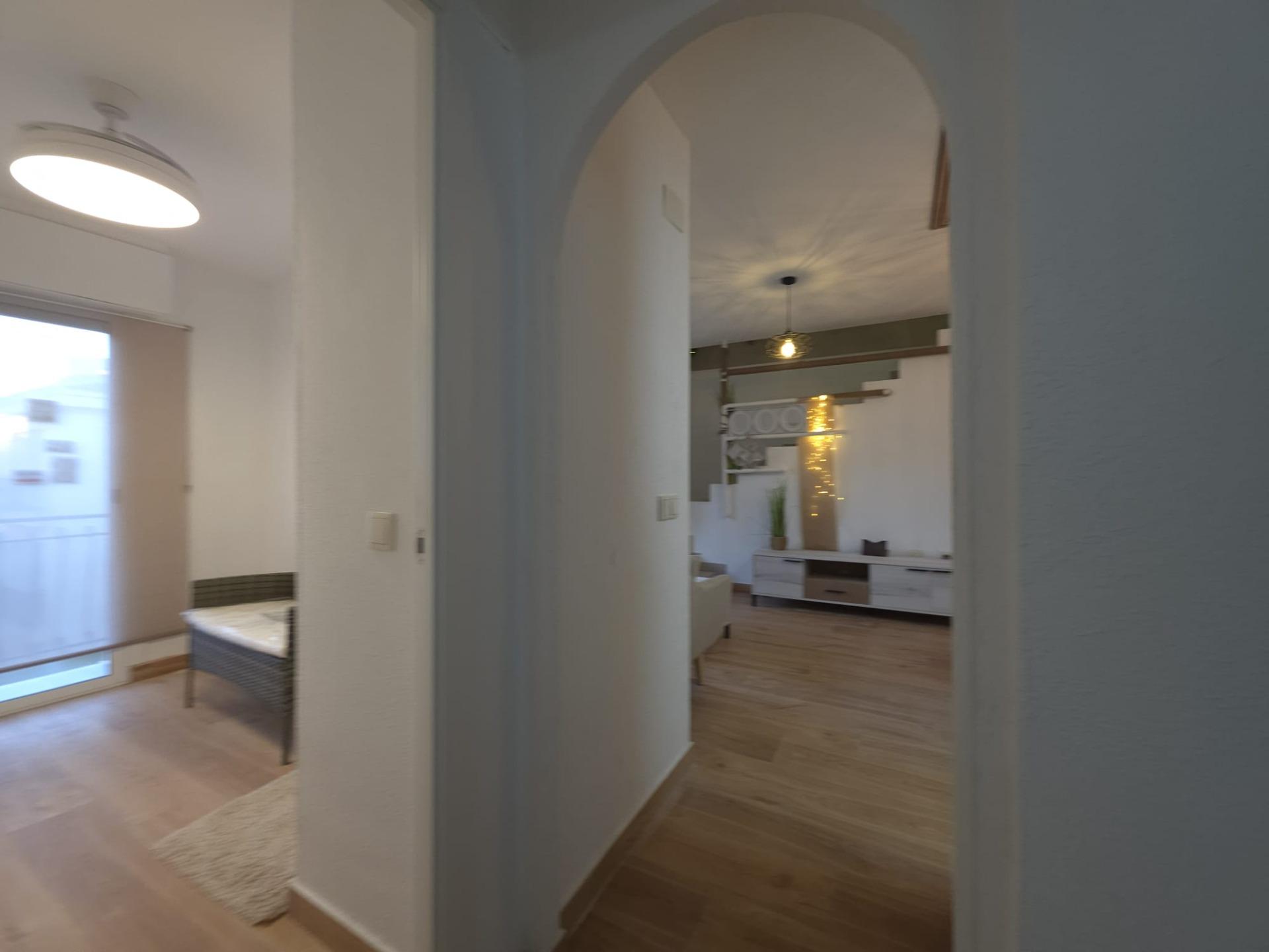 Pool area in penthouse for sale in Torrevieja