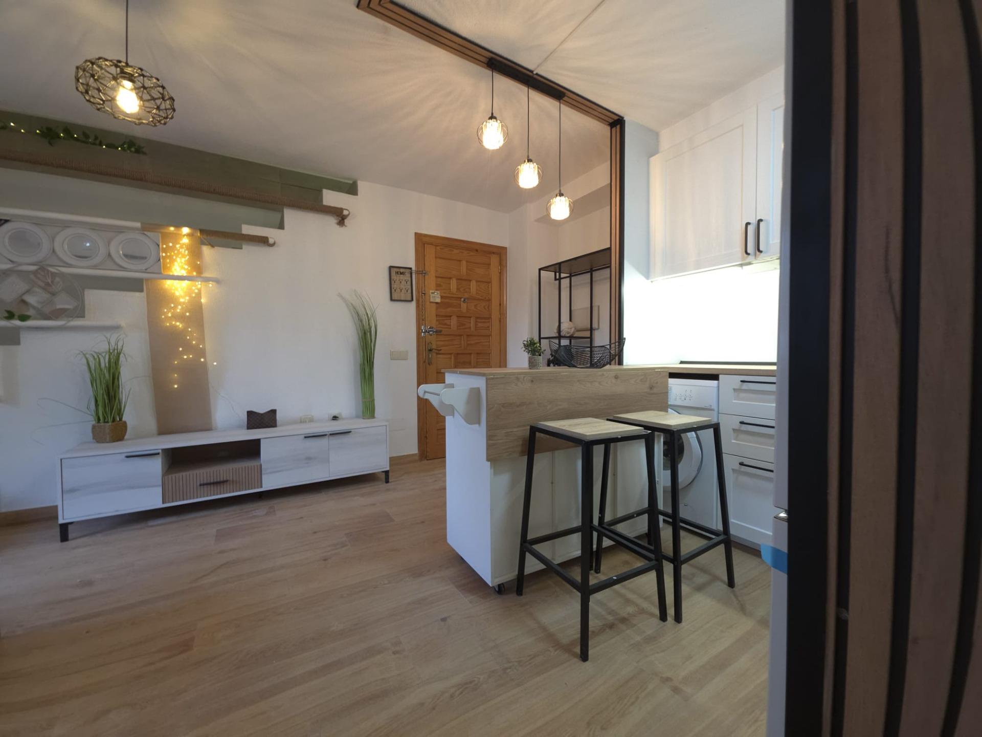 Pool area in penthouse for sale in Torrevieja