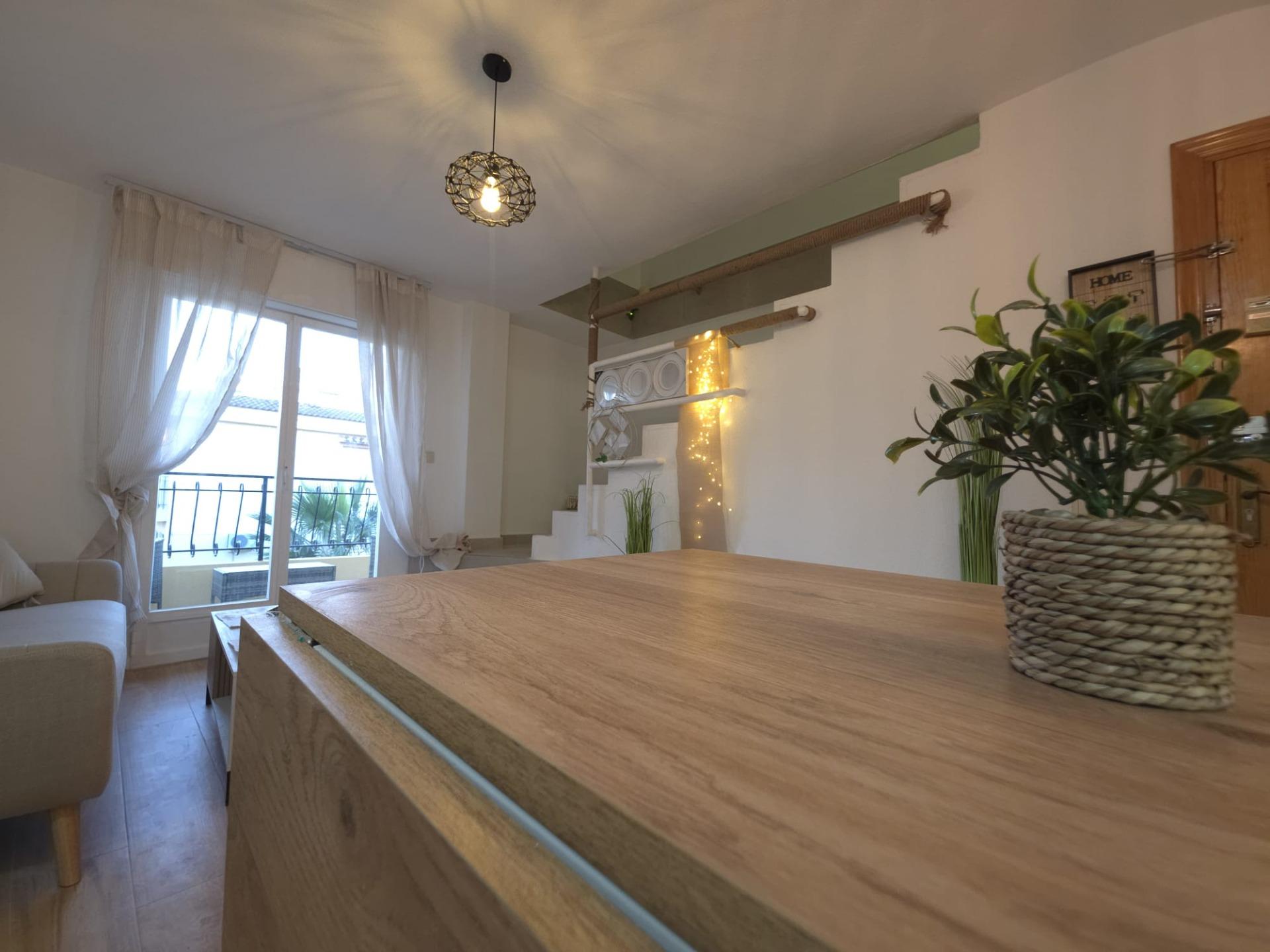 Dining area in penthouse for sale in Torrevieja