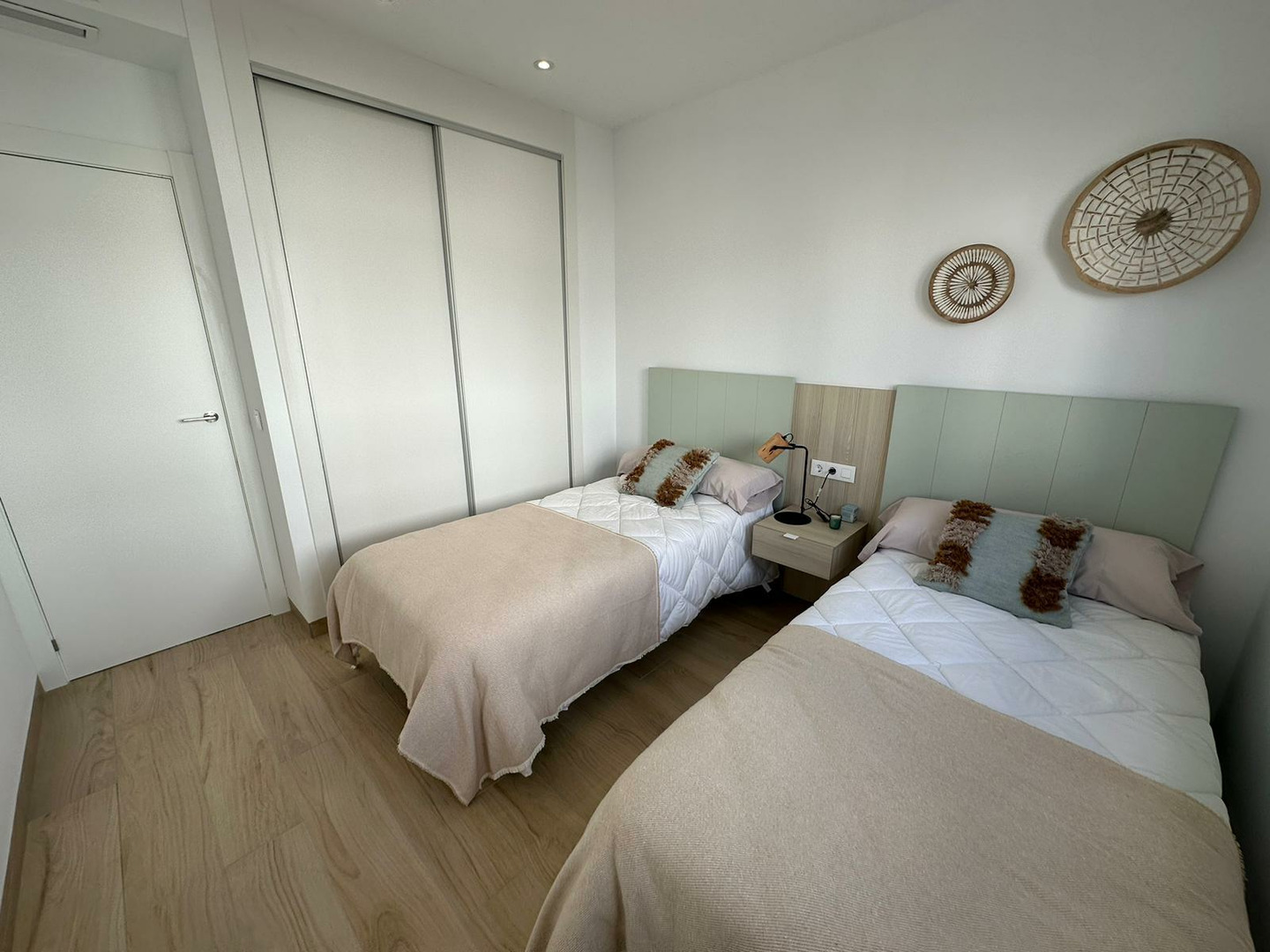 Pool area in bungalow for sale in Benidorm