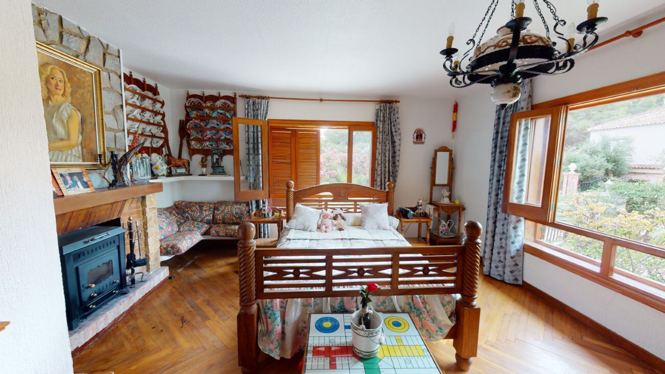 Dining area in villa for sale in Murcia