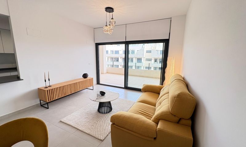 Pool area in apartment for sale in Orihuela Costa
