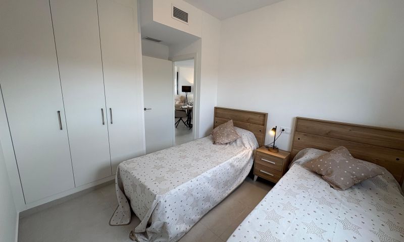Master bedroom in apartment for sale in Orihuela Costa