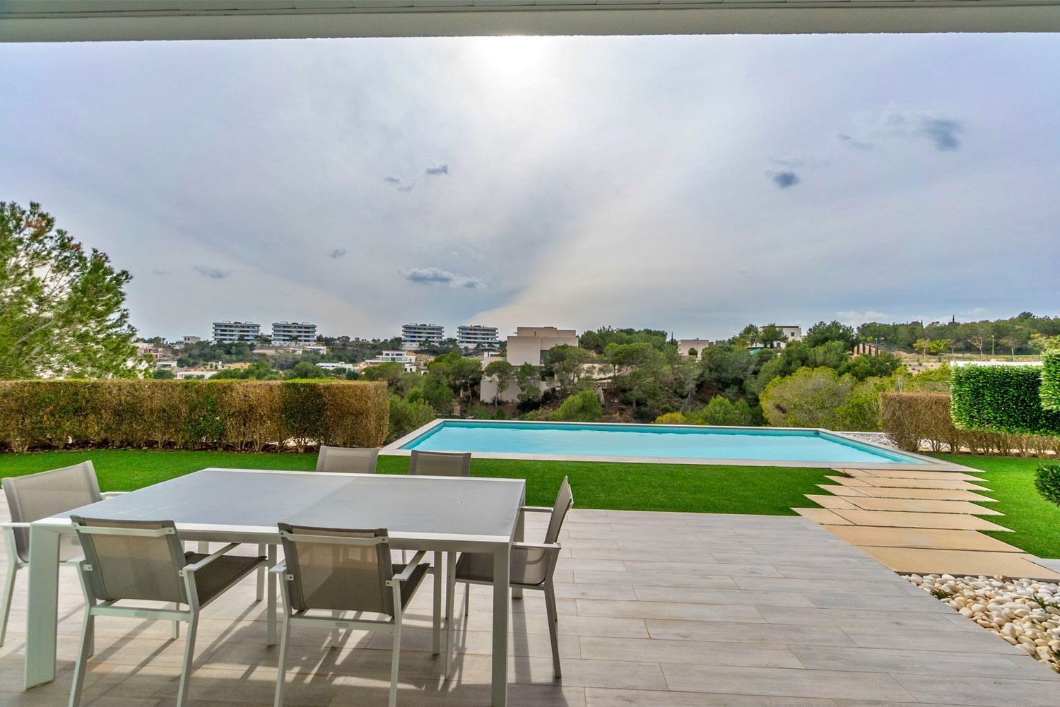 Garden in villa for sale in Orihuela