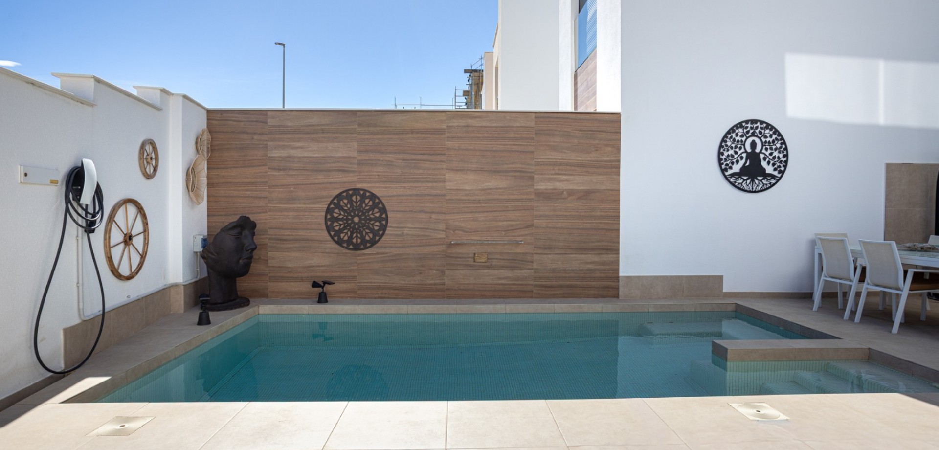 Pool area in terraced for sale in Benijofar
