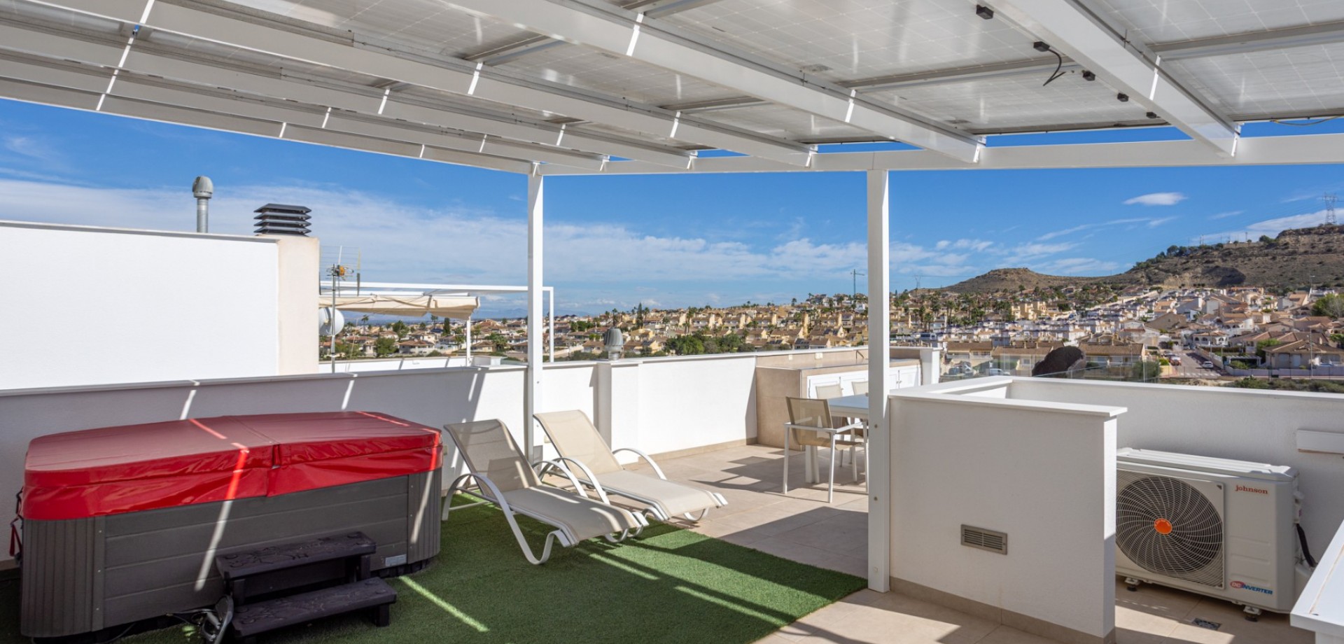 Pool area in terraced for sale in Benijofar