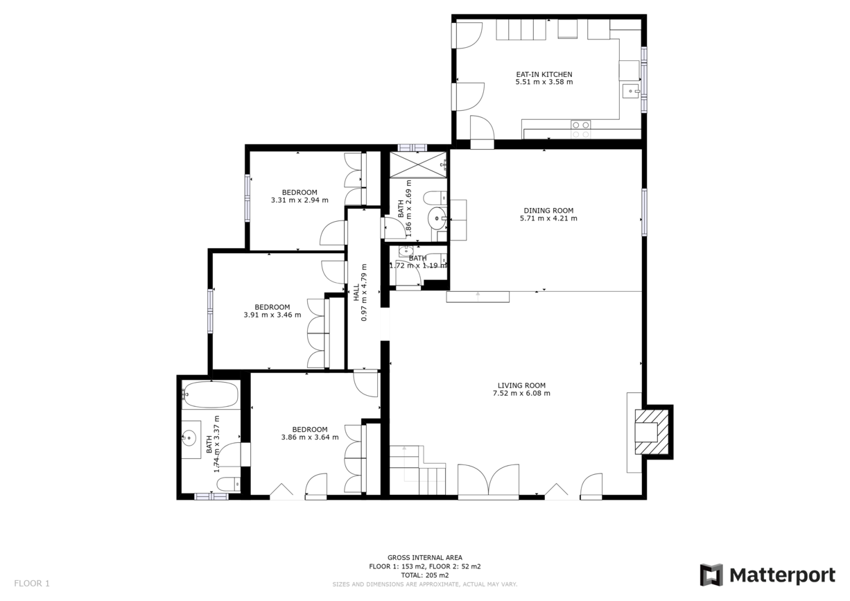 Exterior view in villa for sale in Catral