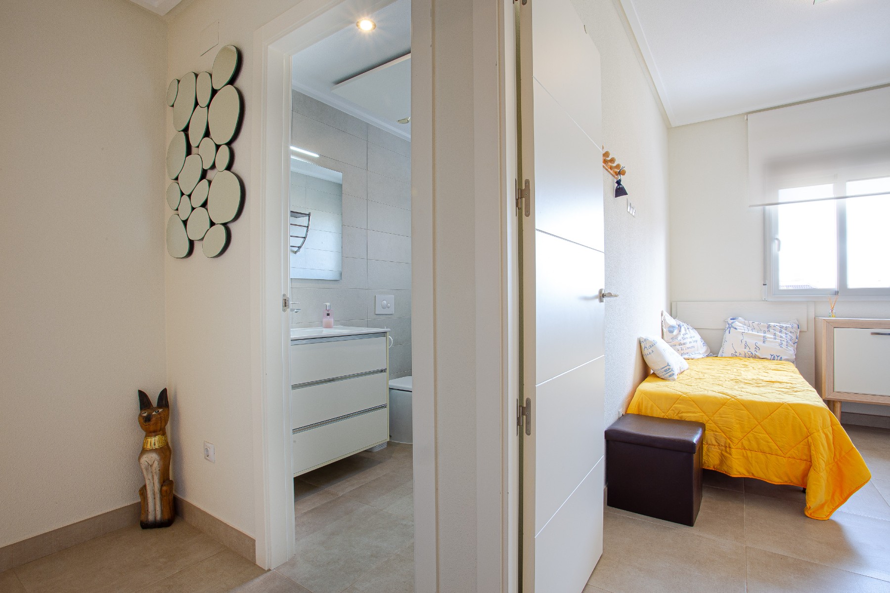 Master bedroom in villa for sale in Orihuela Costa