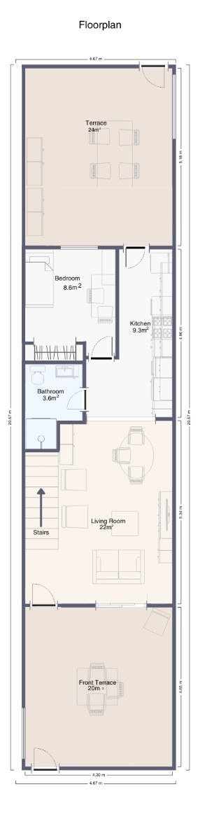 Bathroom in villa for sale in Orihuela Costa