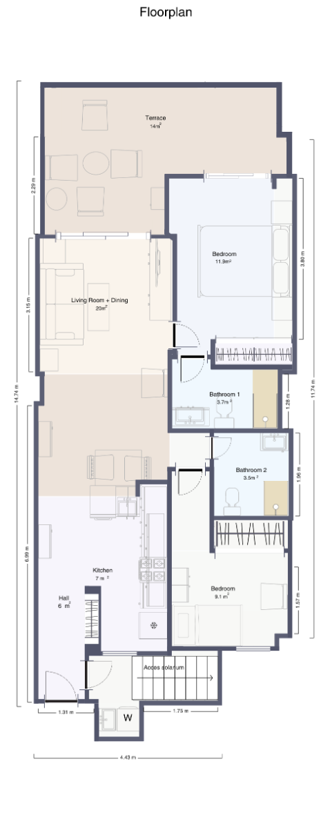 Bedroom in apartment for sale in Orihuela Costa