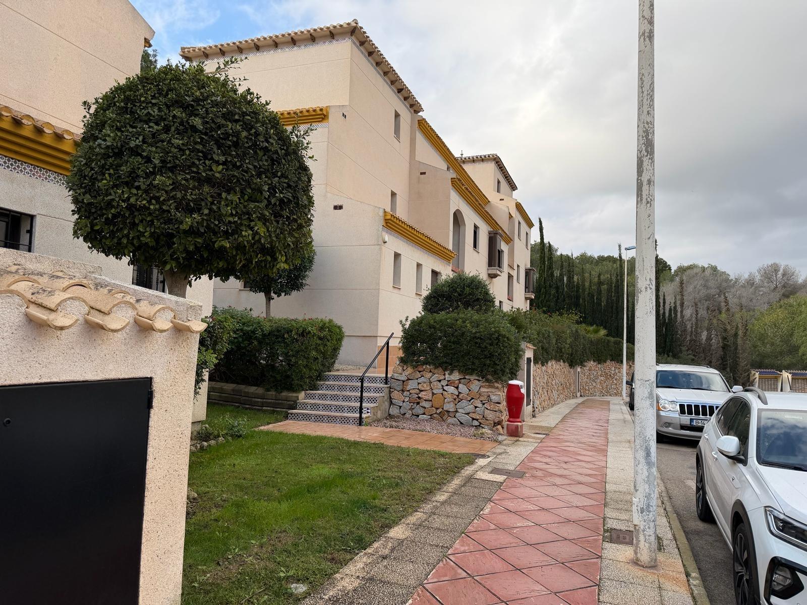 Pool area in apartment for sale in Orihuela Costa