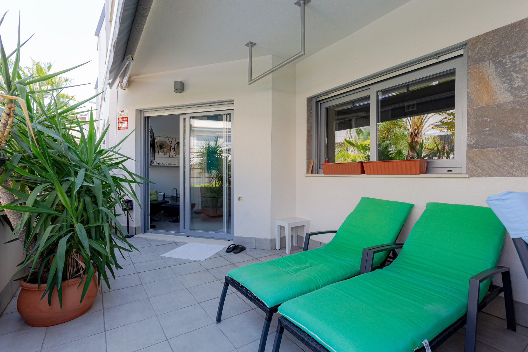 Garden in apartment for sale in Torrevieja