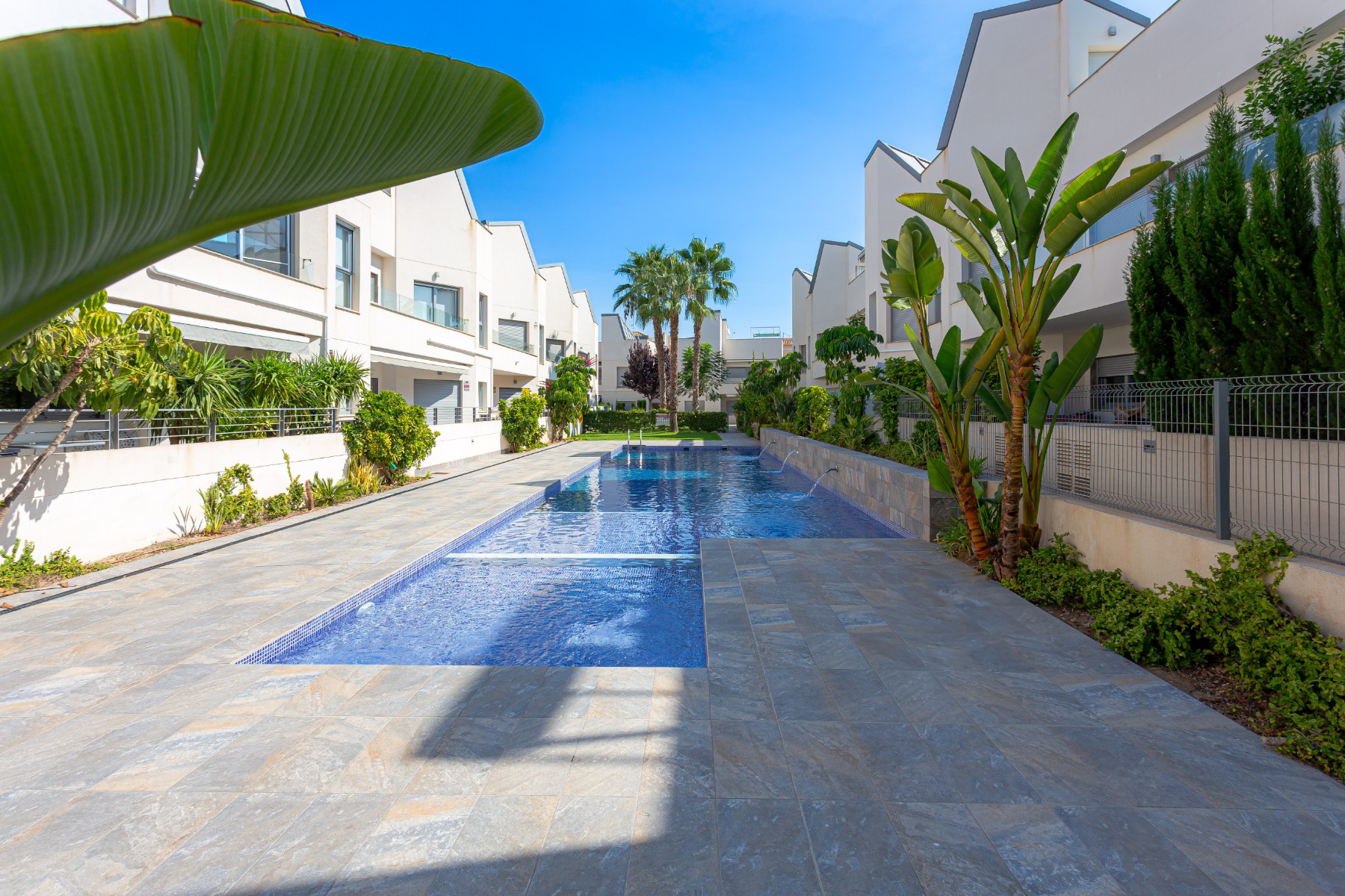 Garden in apartment for sale in Torrevieja