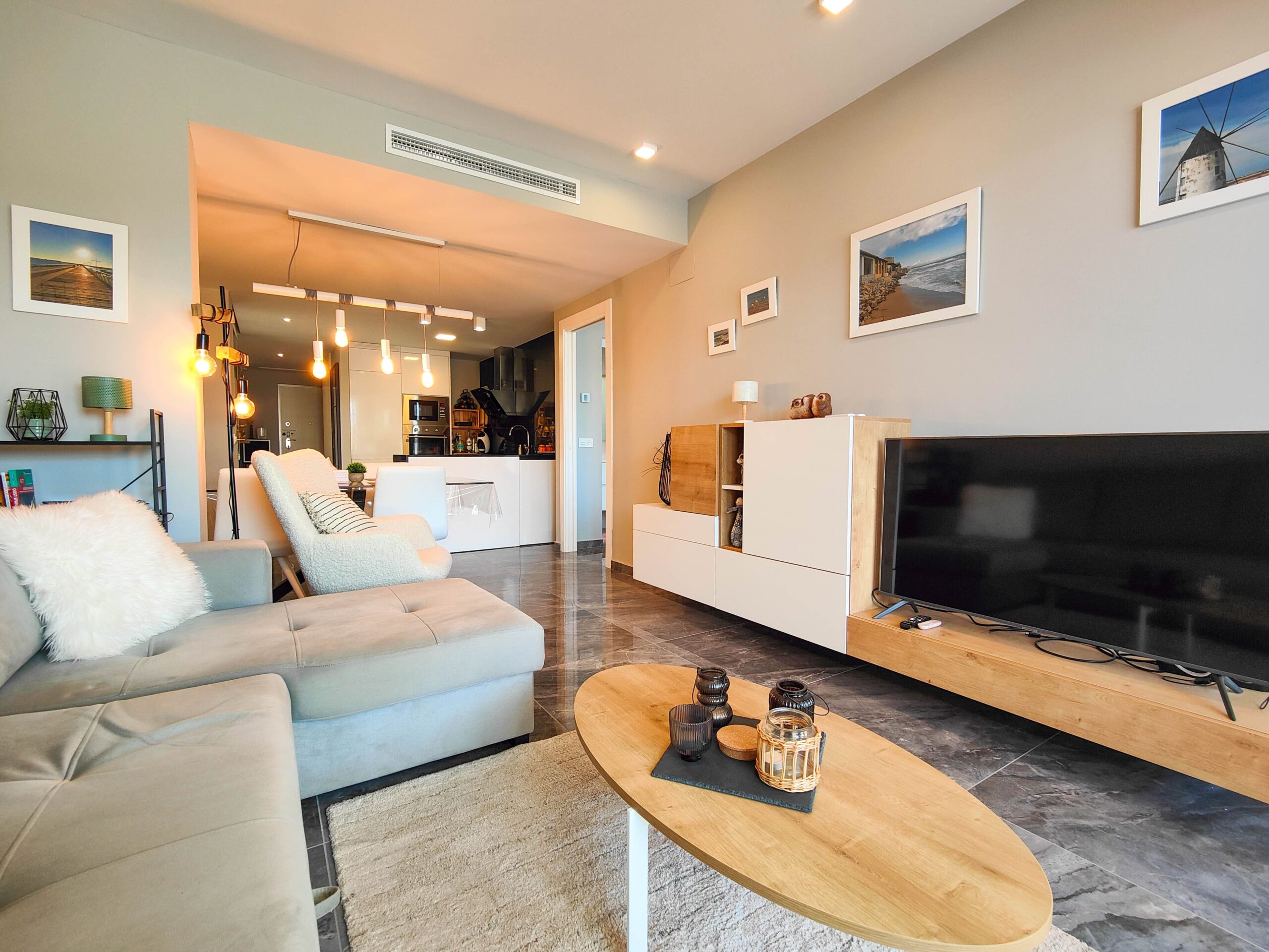 Living room in apartment for sale in Orihuela Costa