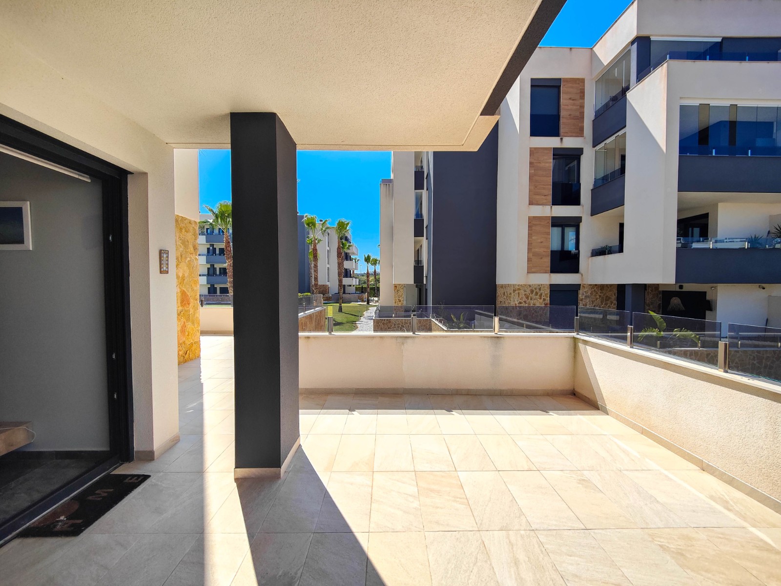 Pool area in apartment for sale in Orihuela Costa