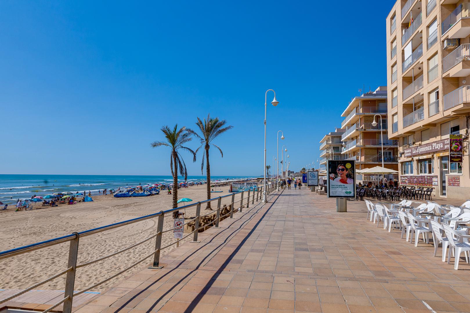 Pool area in apartment for sale in Guardamar del Segura