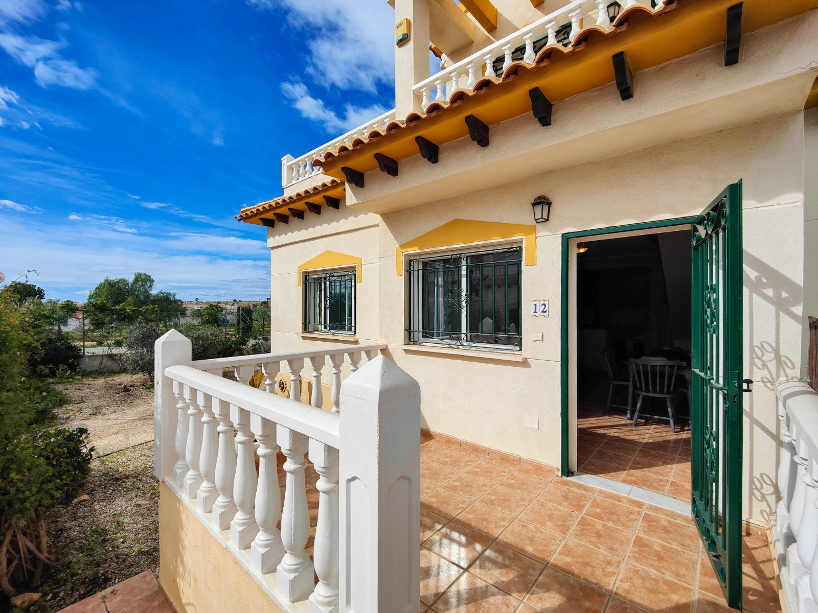 Pool area in terraced for sale in Orihuela Costa