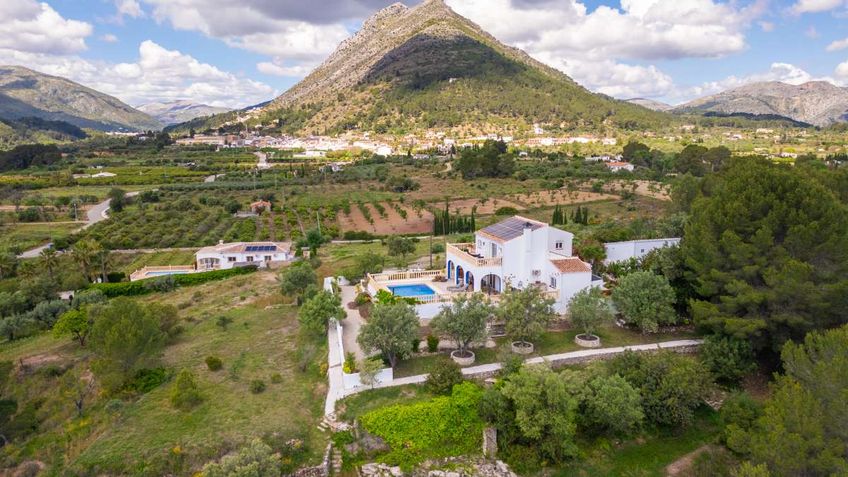 Discover this exquisite residence nestled in the heart of Murla, a true sanctuary offering unparalle