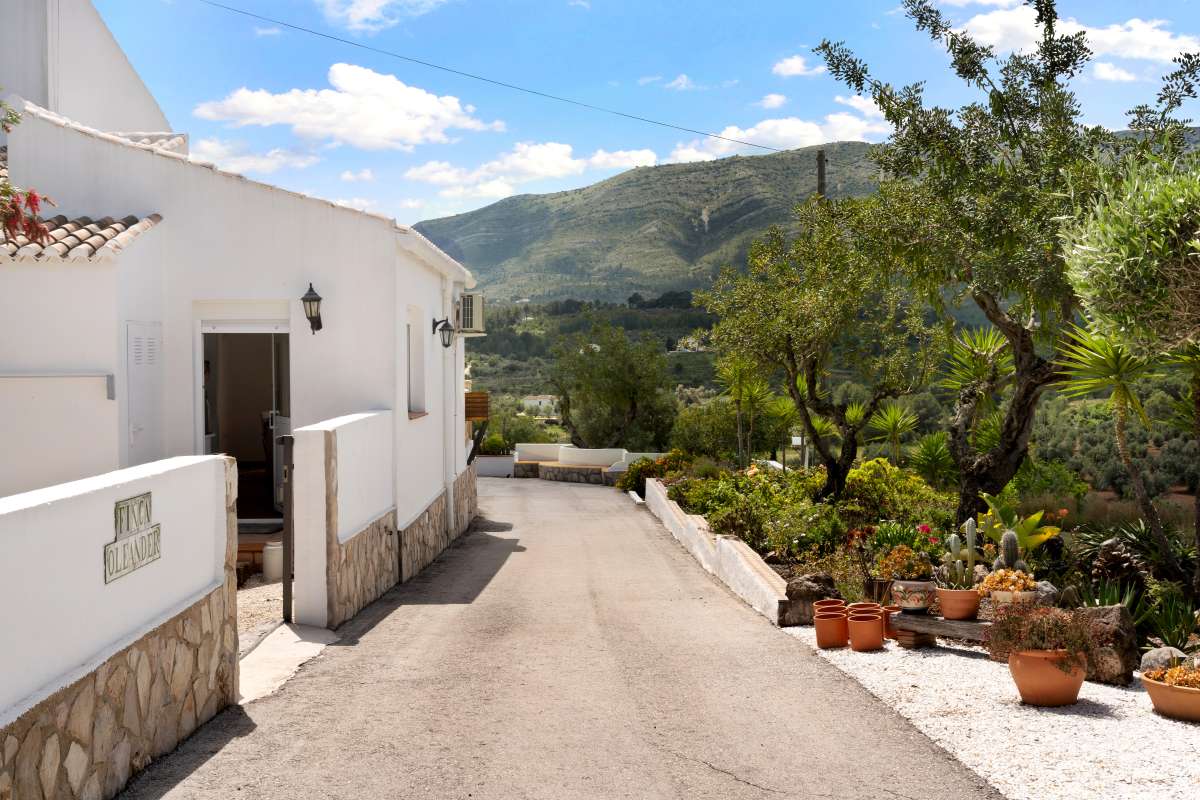 Living room in villa for sale in Murla