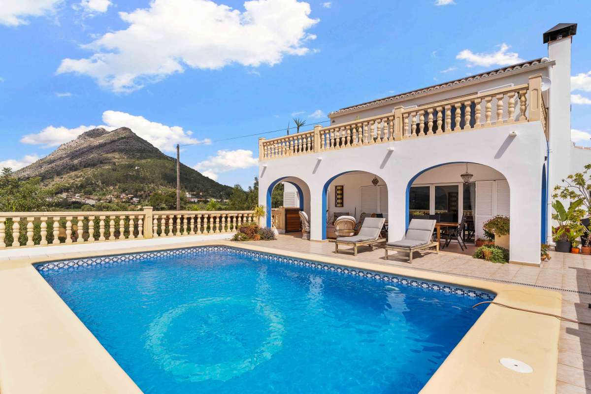 Discover this exquisite residence nestled in the heart of Murla, a true sanctuary offering unparalle