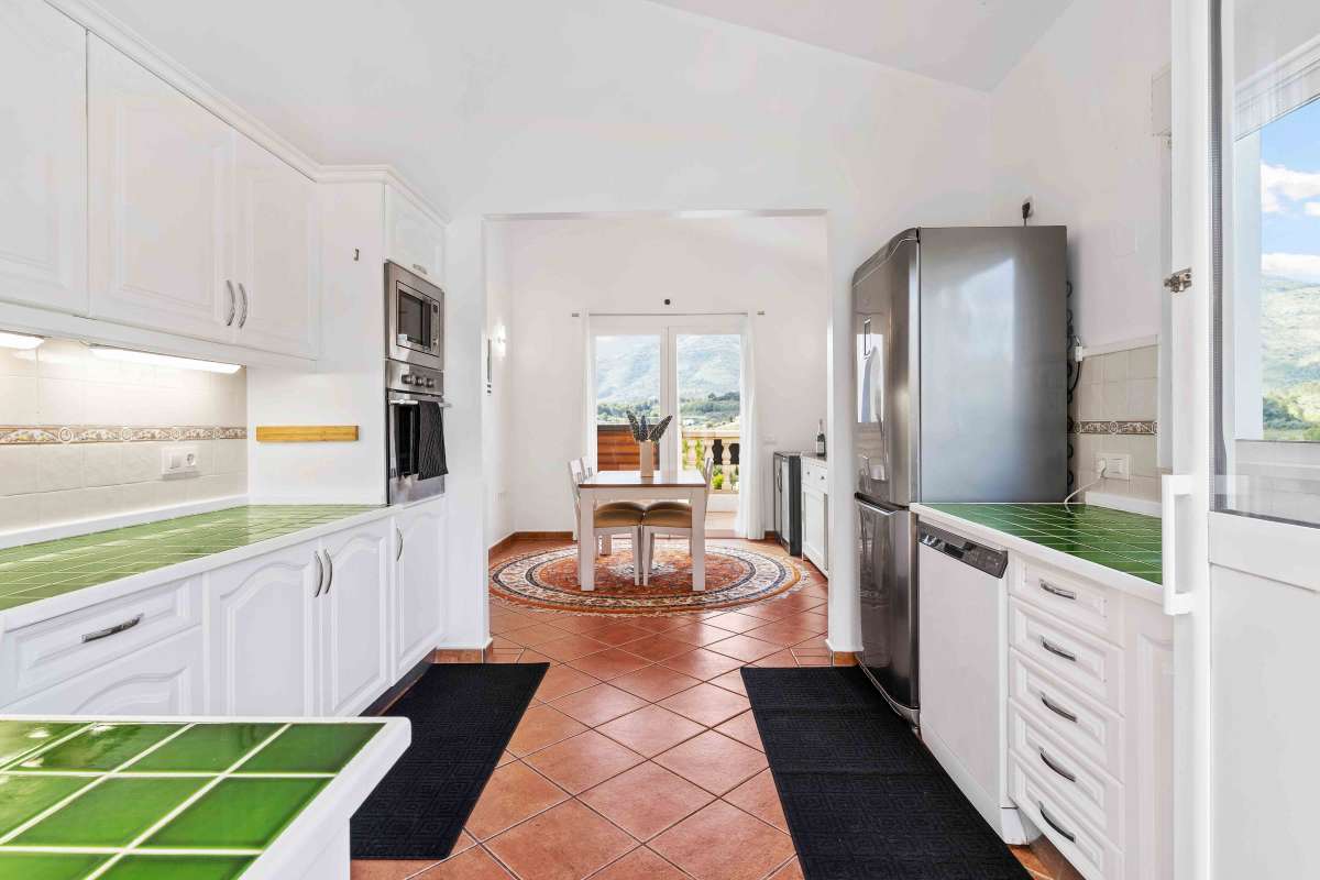 Master bedroom in villa for sale in Murla