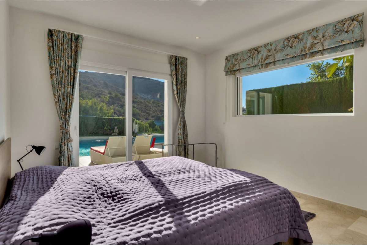 Terrace in villa for sale in Moraira