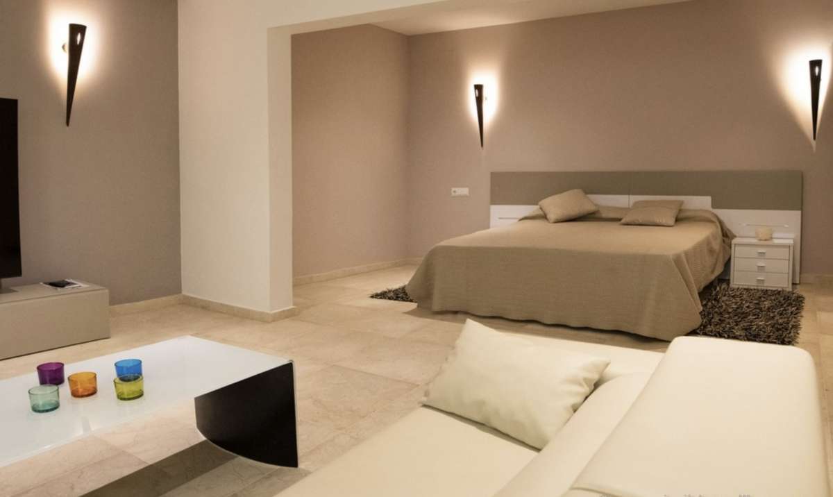 Living room in villa for sale in Moraira