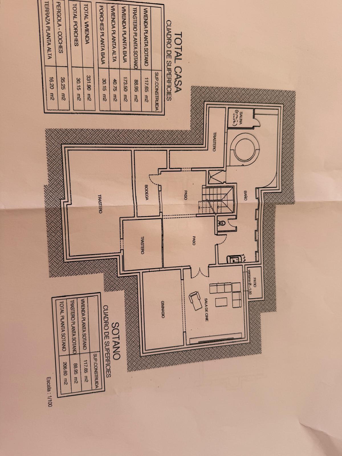 Master bedroom in villa for sale in Moraira