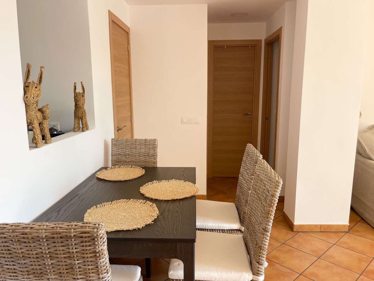 Living room in apartment for sale in Denia