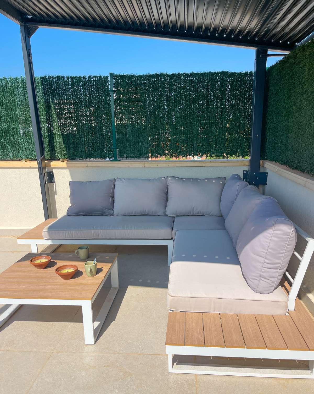 Living room in apartment for sale in Denia