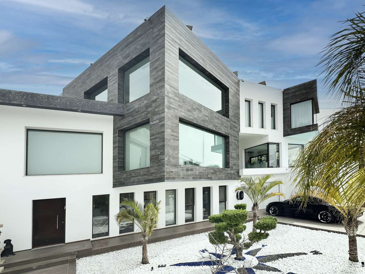 Pool area in villa for sale in javea