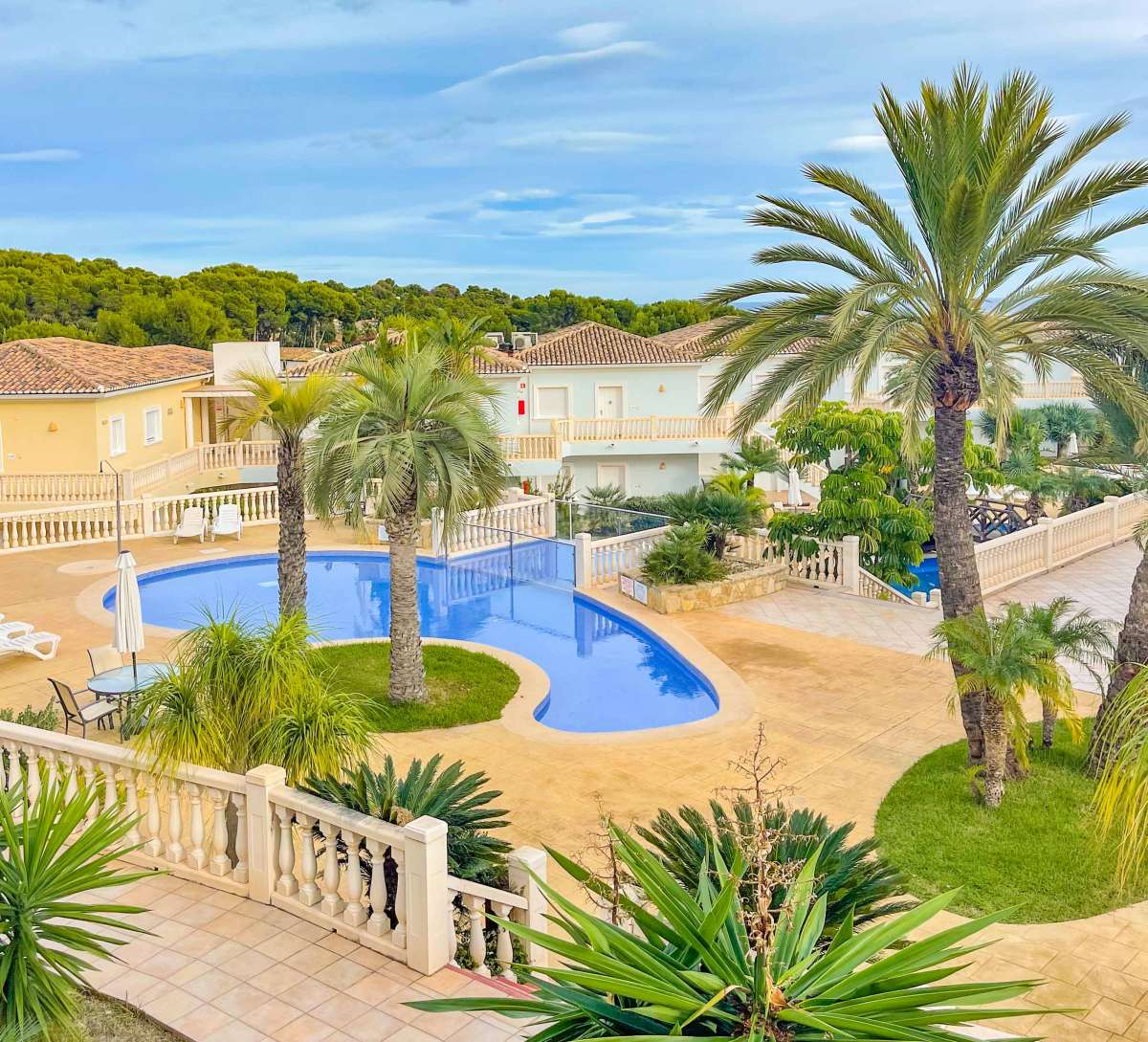 Living room in apartment for sale in Benissa Costa