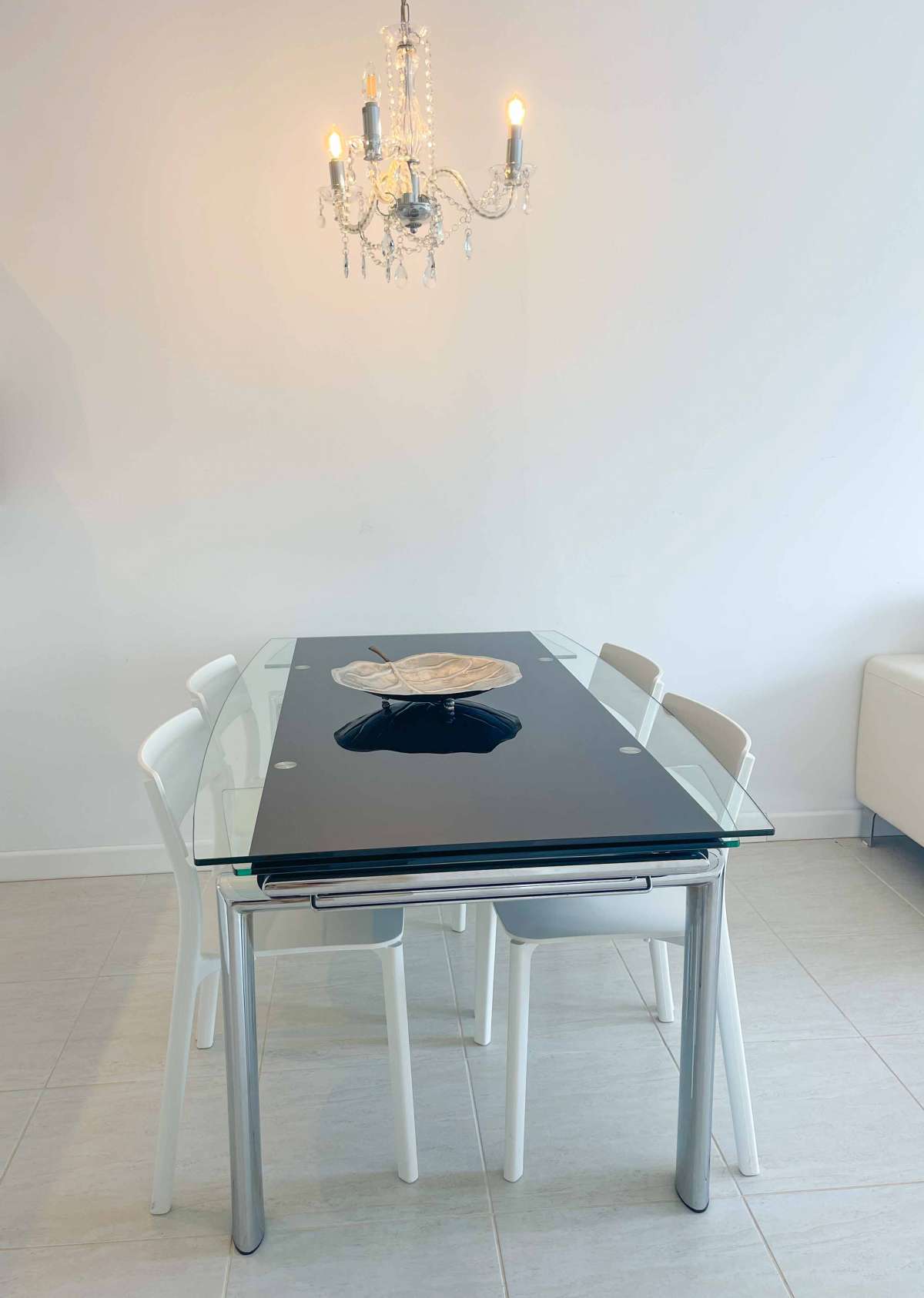Dining area in apartment for sale in Benissa Costa