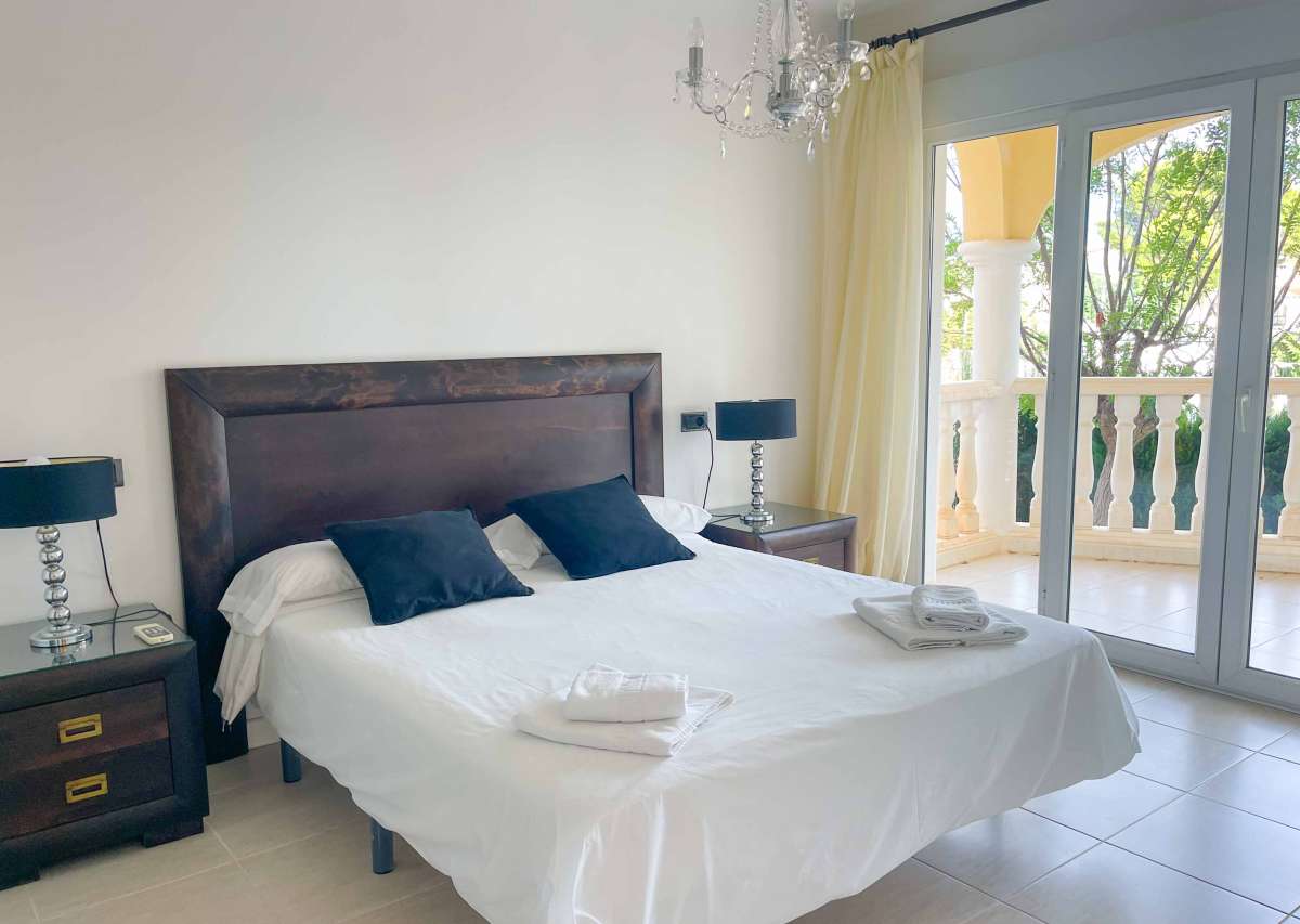 Garden in apartment for sale in Benissa Costa