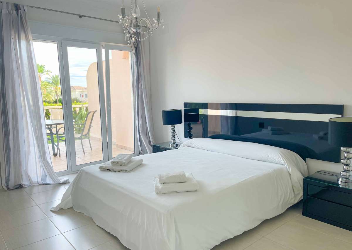 Garden in apartment for sale in Benissa Costa