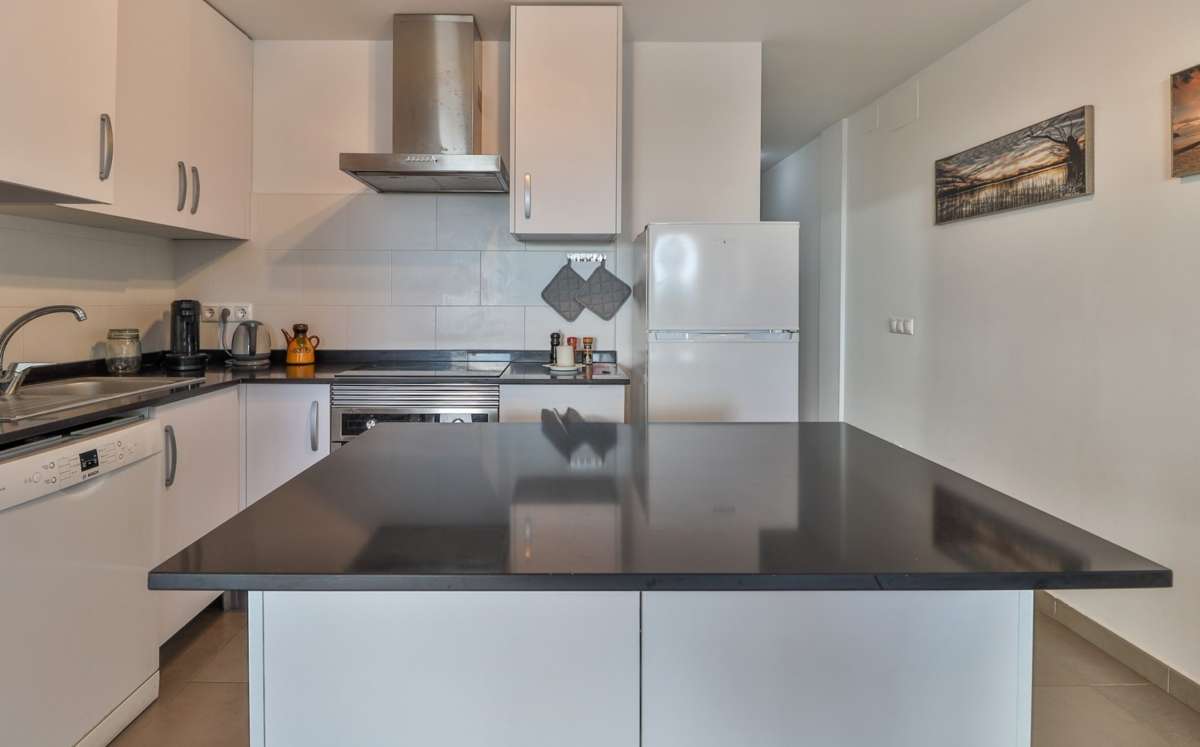 Apartment in a building with an elevator