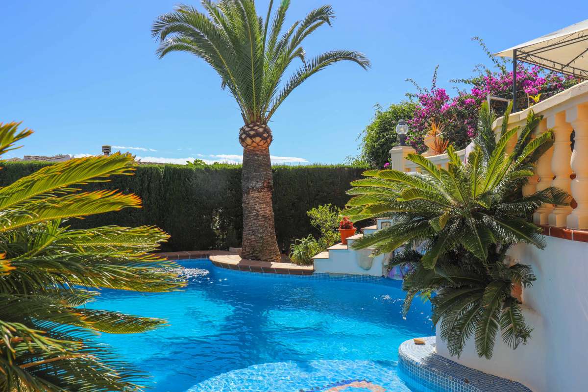 Exterior view in villa for sale in javea