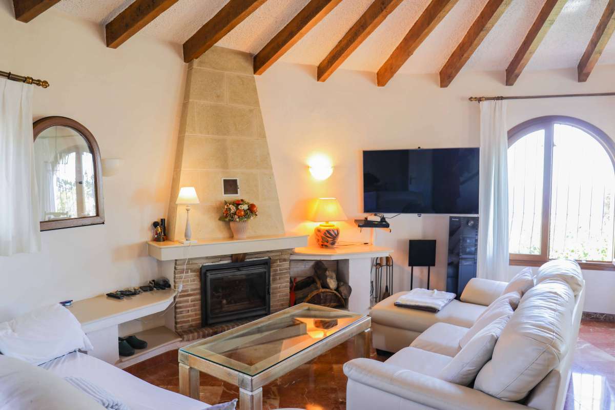 Exterior view in villa for sale in javea