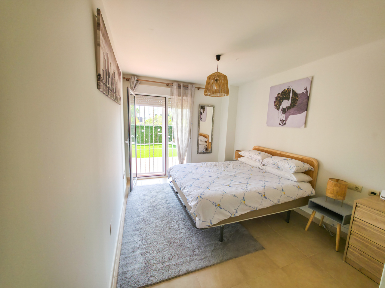 Pool area in apartment for sale in Villamartin