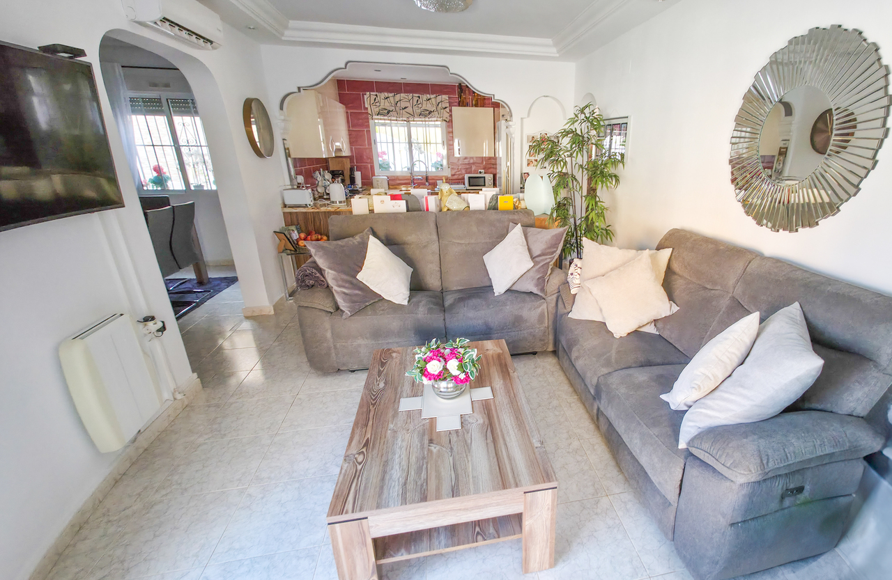 We are delighted to introduce you to this stunning detached villa located in El Galan, on the outski