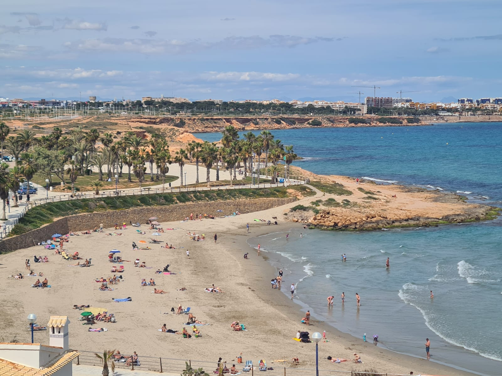 Living room in apartment for sale in Playa Flamenca