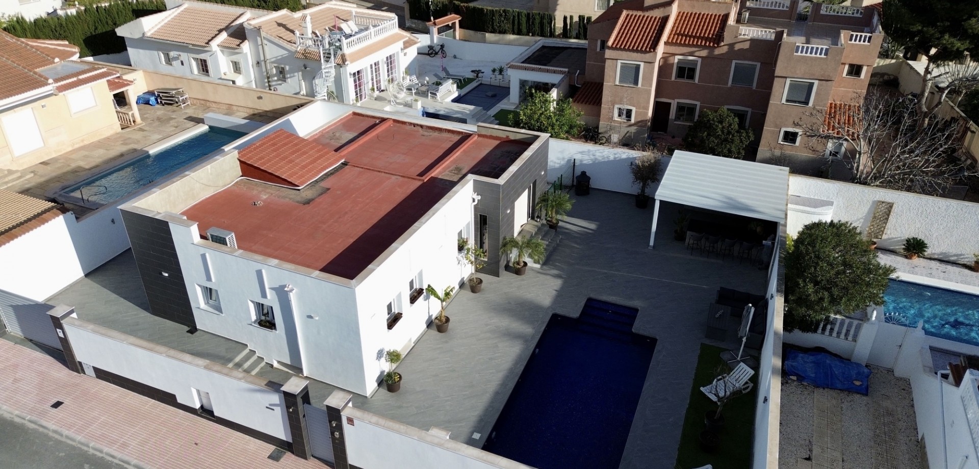 Living room in villa for sale in Rojales