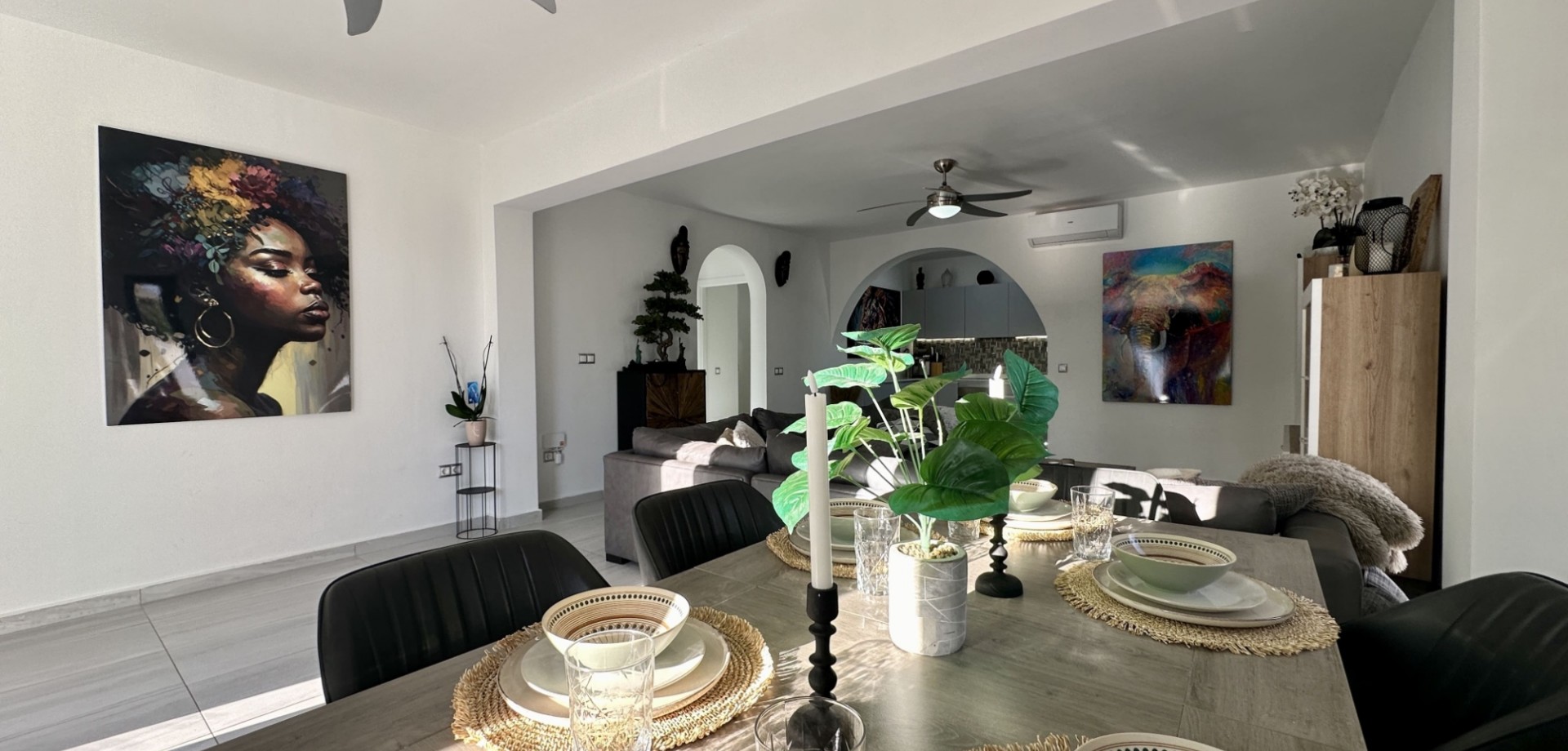 Terrace in villa for sale in Rojales