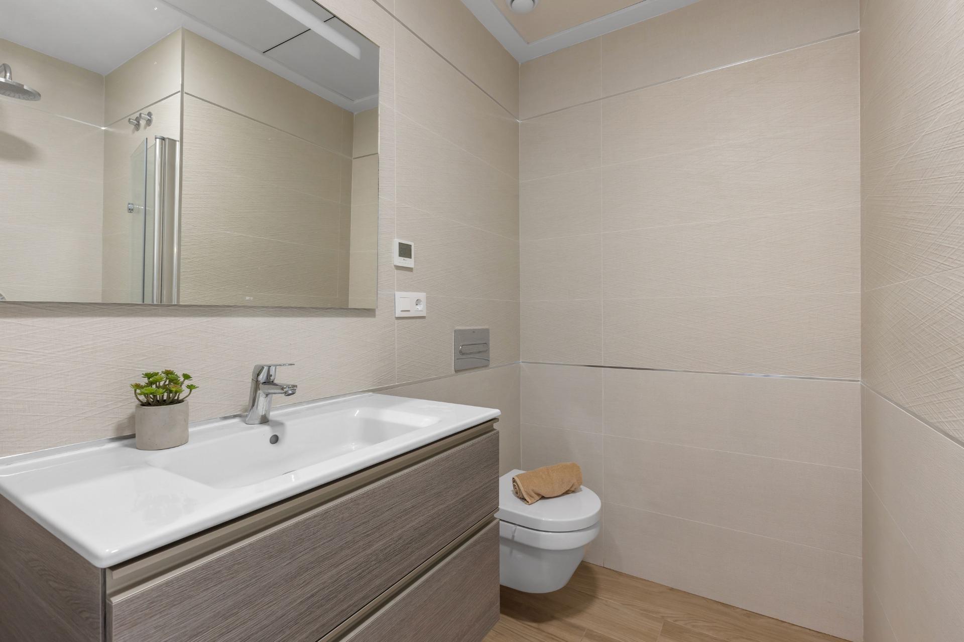 Pool area in penthouse for sale in Torrevieja