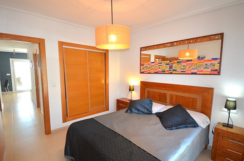 Pool area in apartment for sale in Hacienda Riquelme Golf Resort