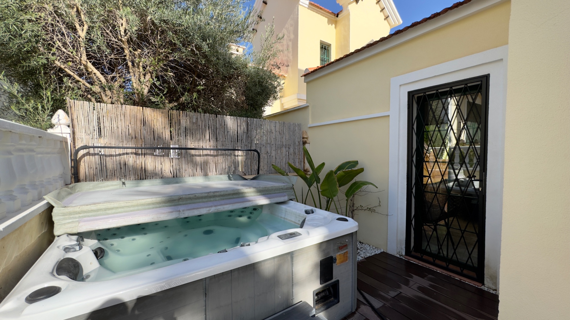 Pool area in villa for sale in Orihuela Costa