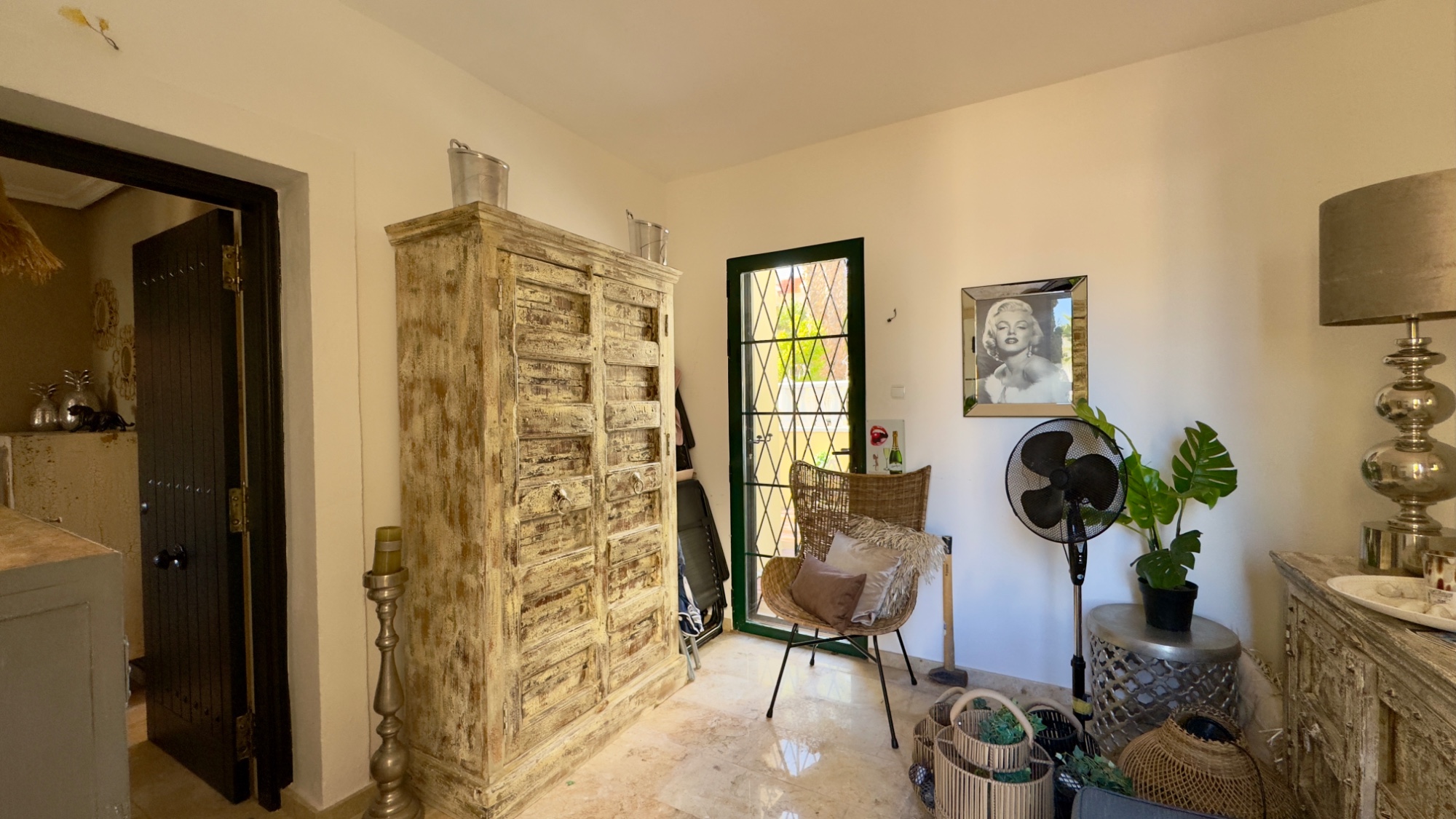 Pool area in villa for sale in Orihuela Costa