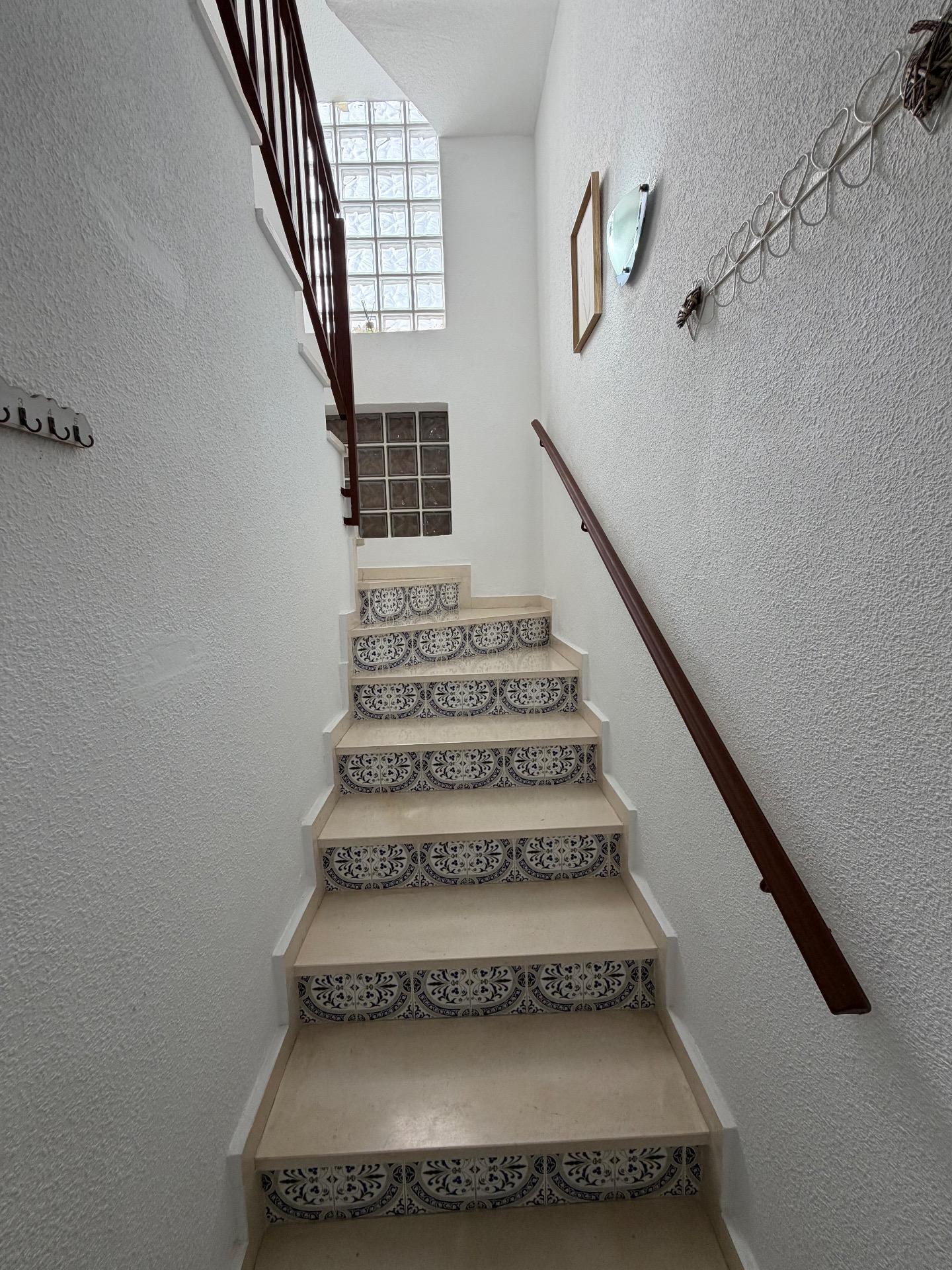 Pool area in terraced for sale in Orihuela Costa