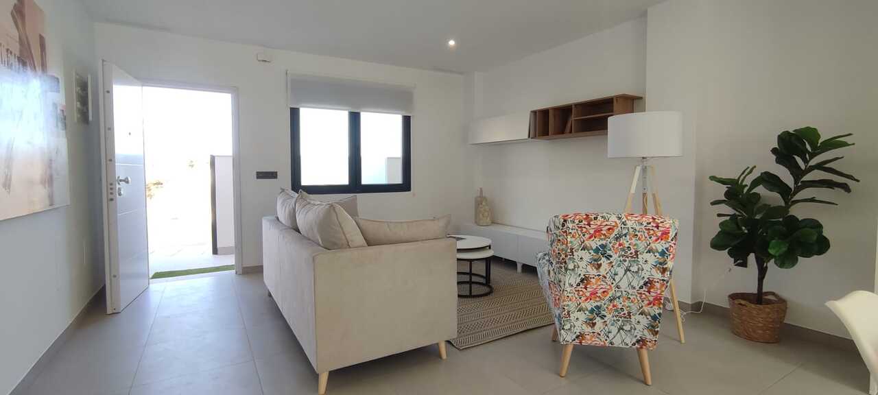 These newly constructed duplex residences each feature three bedrooms and three bathrooms across two
